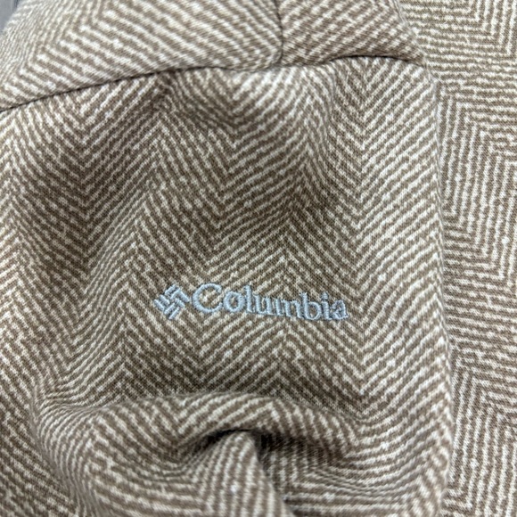 Columbia Long Sleeve Beige Mock Neck Pullover Sweater Women's Size Large - Picture 6 of 11